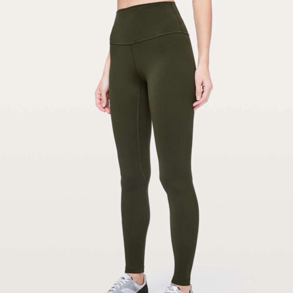 lululemon athletica Olive Green Align Leggings